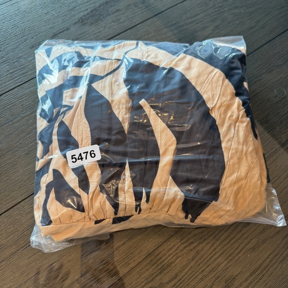 New! Anthropologie LetMeBe Palm Printed One Shoulder Maxi Dress 45476 - Picture 13 of 13